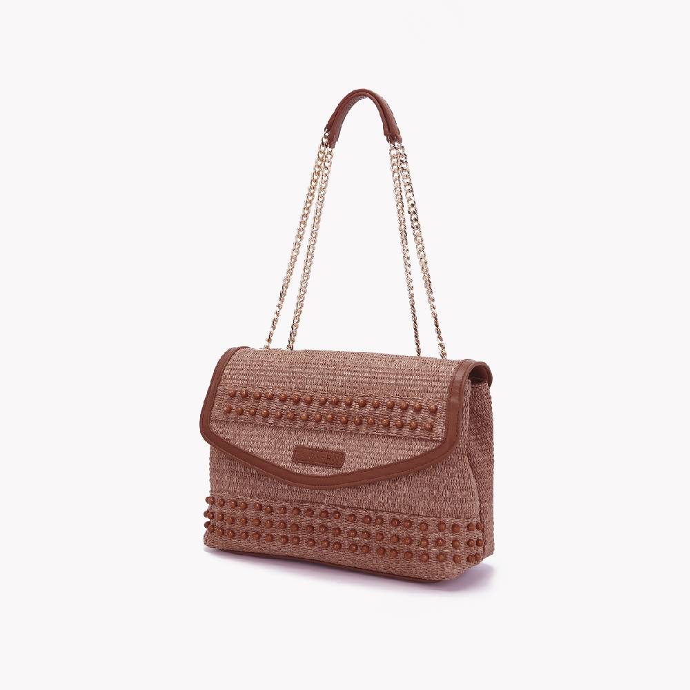 La Carrie BORSA A SPALLA MALIBU CUOIO Consegna Veloce