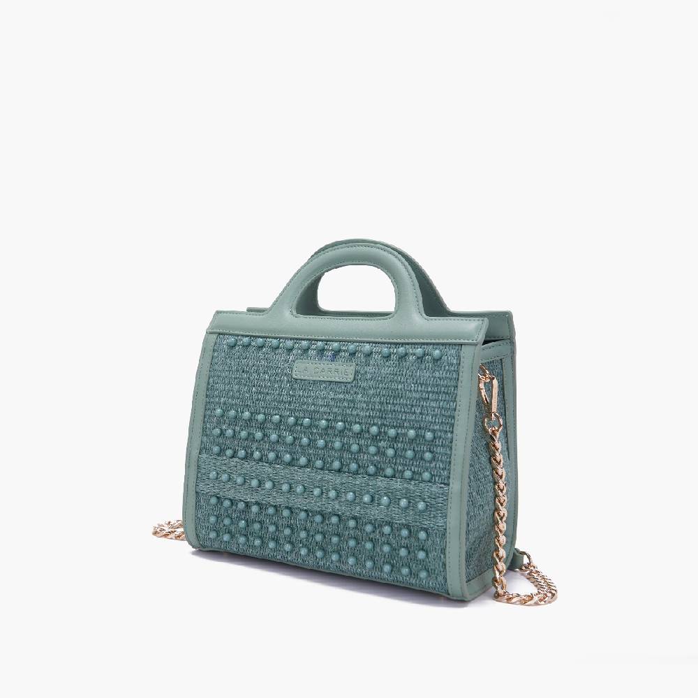 La Carrie BORSA SHOPPING MALIBU GREEN Vendite Flash