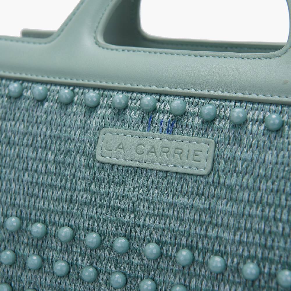 La Carrie BORSA SHOPPING MALIBU GREEN Vendite Flash