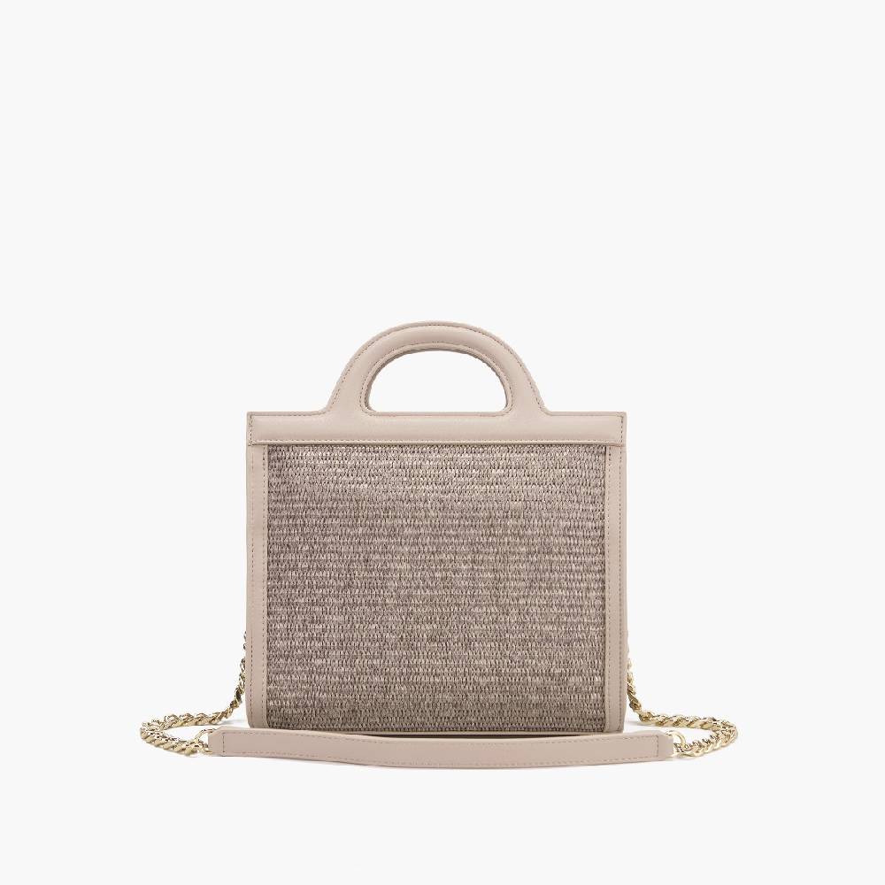 La Carrie BORSA SHOPPING MALIBU IVORY Negozio