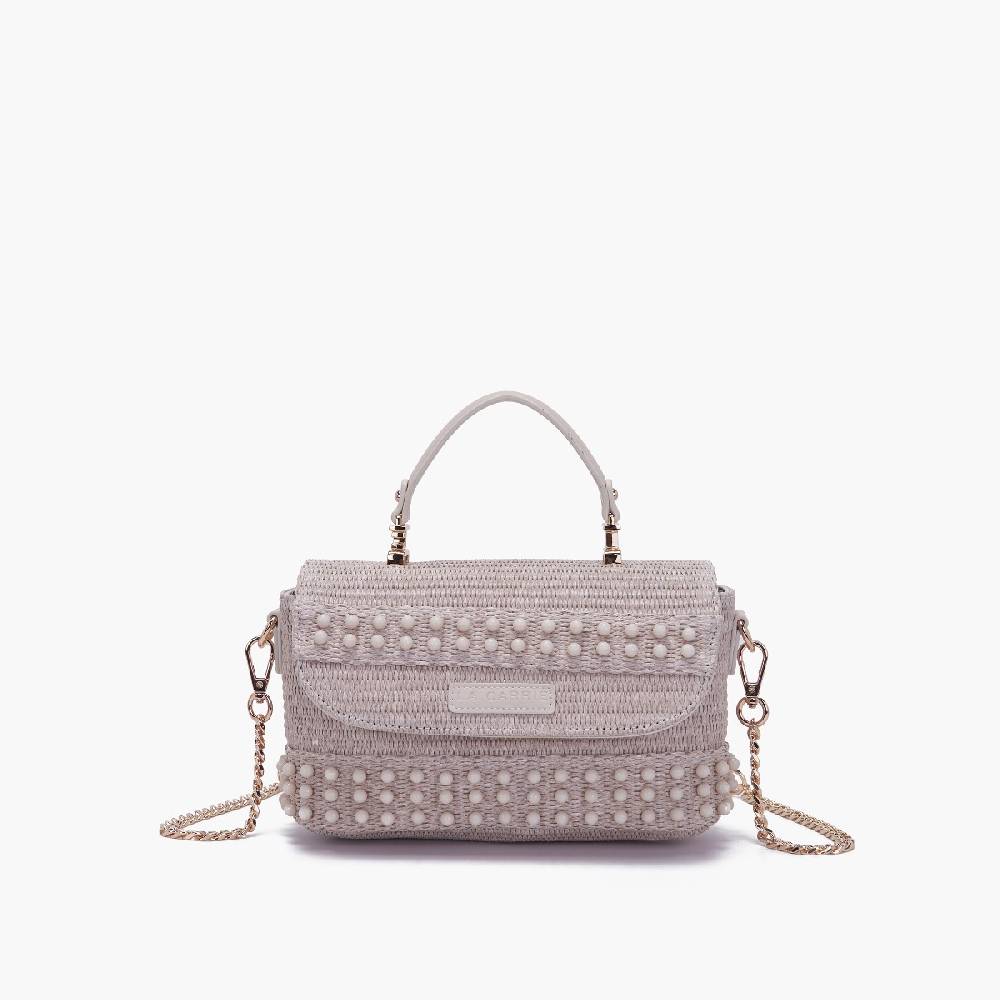 La Carrie BORSA A MANO MALIBU IVORY