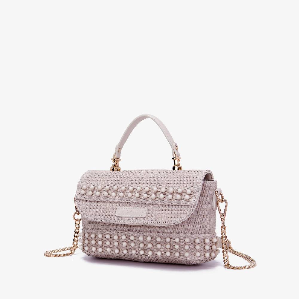 La Carrie BORSA A MANO MALIBU IVORY Moda