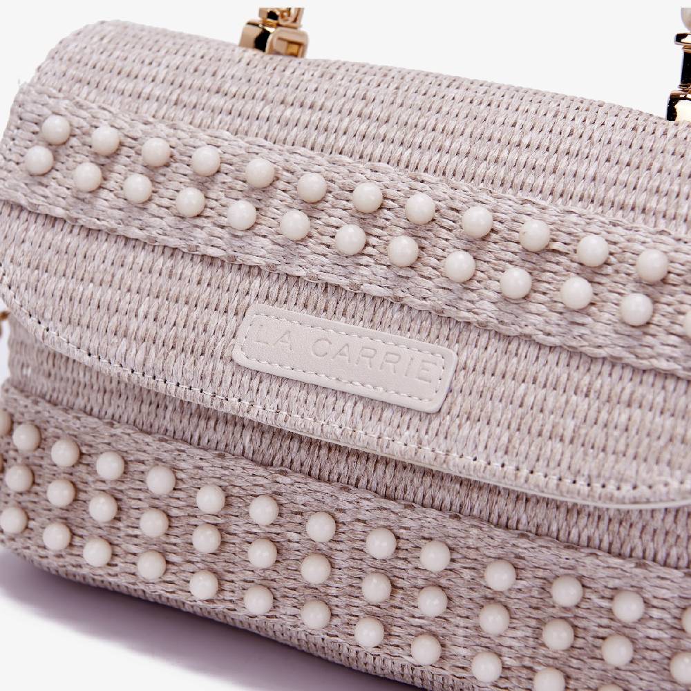 La Carrie BORSA A MANO MALIBU IVORY Moda