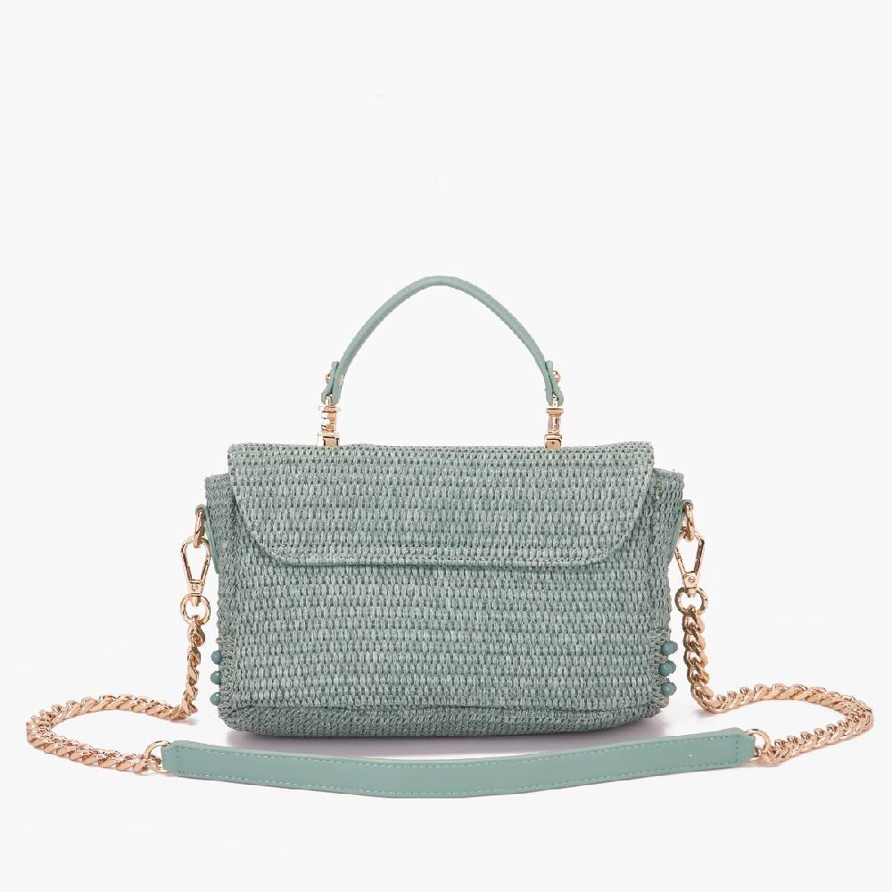 La Carrie BORSA A MANO MALIBU GREEN Italy