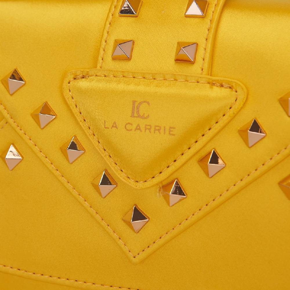 La Carrie BORSA A MANO THUNDER YELLOW Nuovo