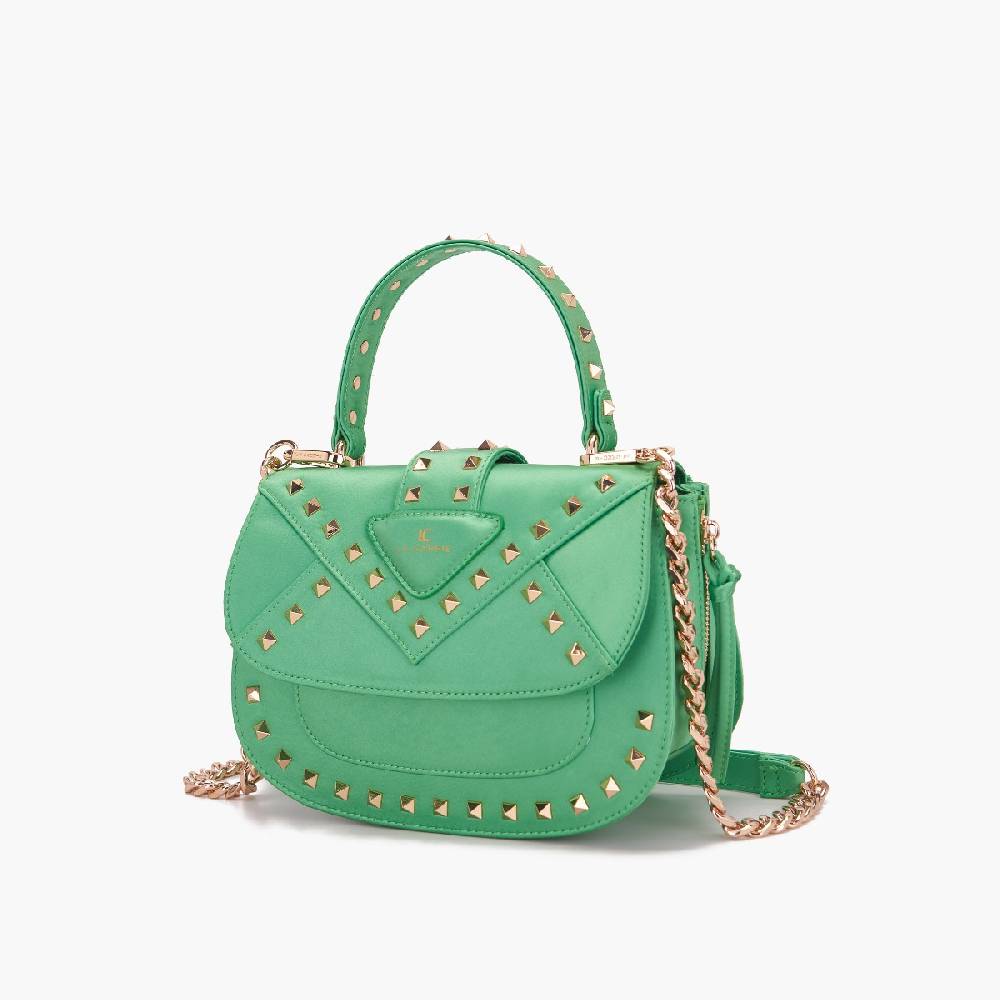 La Carrie BORSA A MANO THUNDER GREEN Prezzo di fabbrica