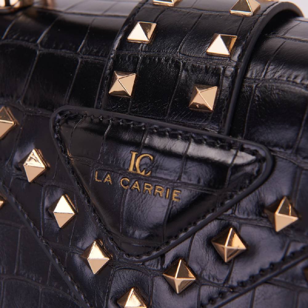 La Carrie BORSA A MANO THUNDER NERA Pezzi Unici