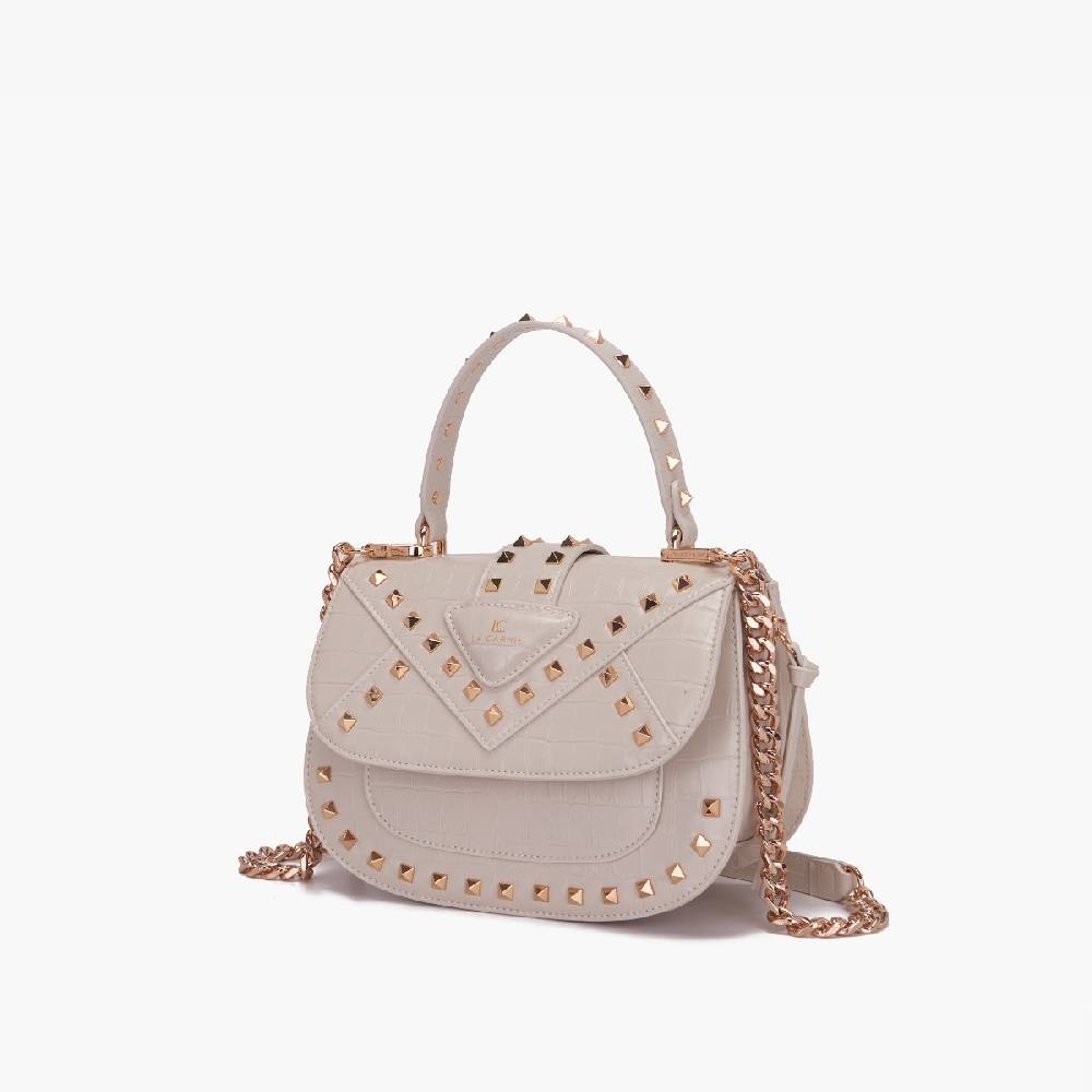 La Carrie BORSA A MANO THUNDER IVORY Soddisfazione Garantita