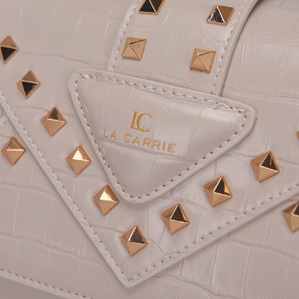 La Carrie BORSA A MANO THUNDER IVORY Soddisfazione Garantita