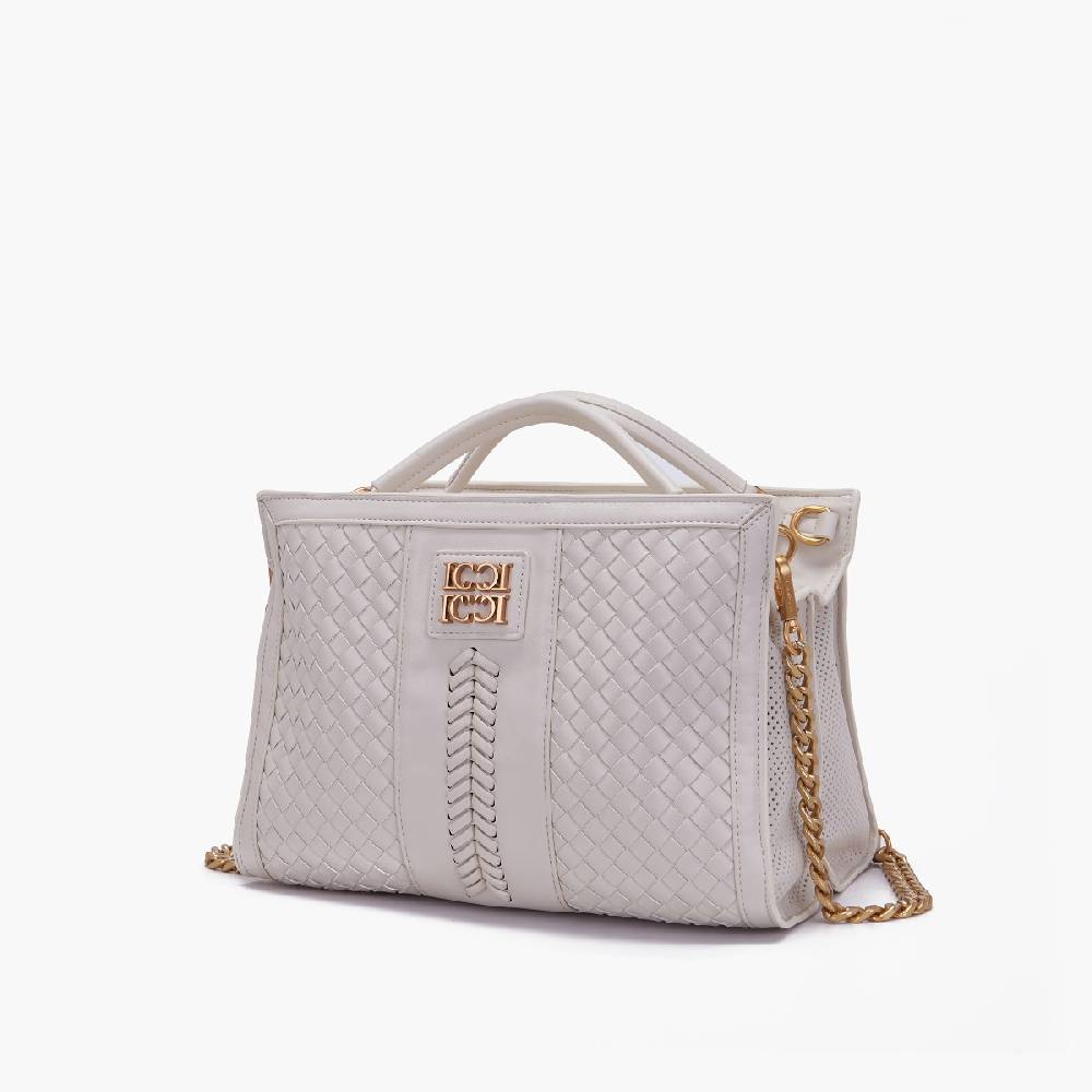 La Carrie BORSA SHOPPING PATAGONIA IVORY Consegna Veloce