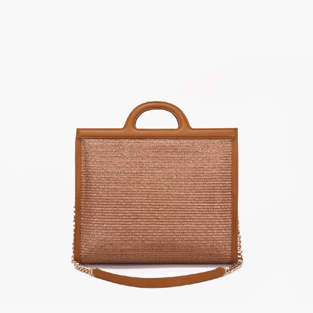 La Carrie BORSA SHOPPING MALIBU CUOIO Shopping Online