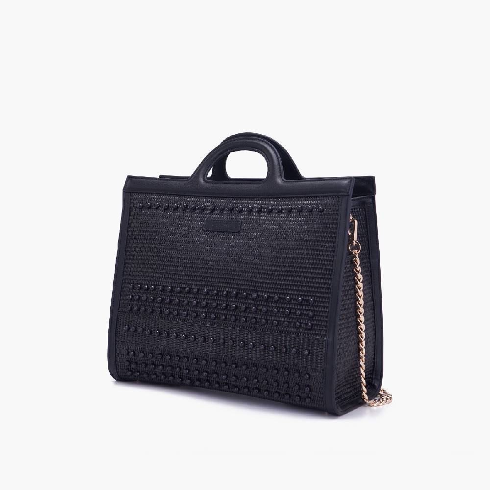 La Carrie BORSA SHOPPING MALIBU NERA Affare Del Giorno