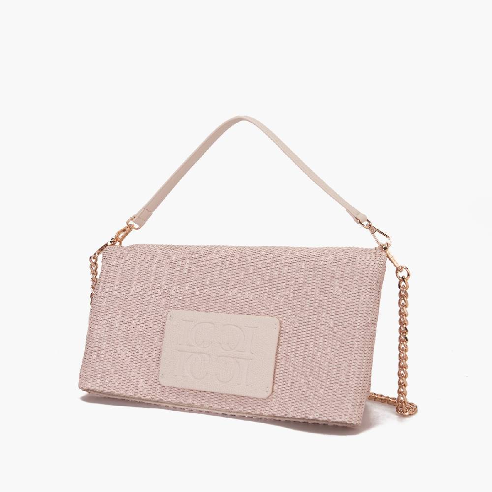 La Carrie BORSA SHOPPING CARPET RIDE IVORY Nuova