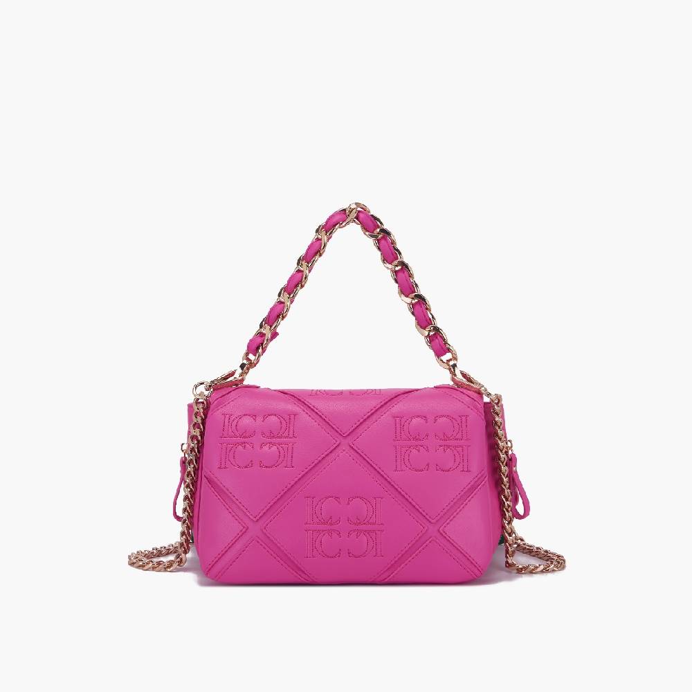 La Carrie BORSA A SPALLA PICHT FUXIA