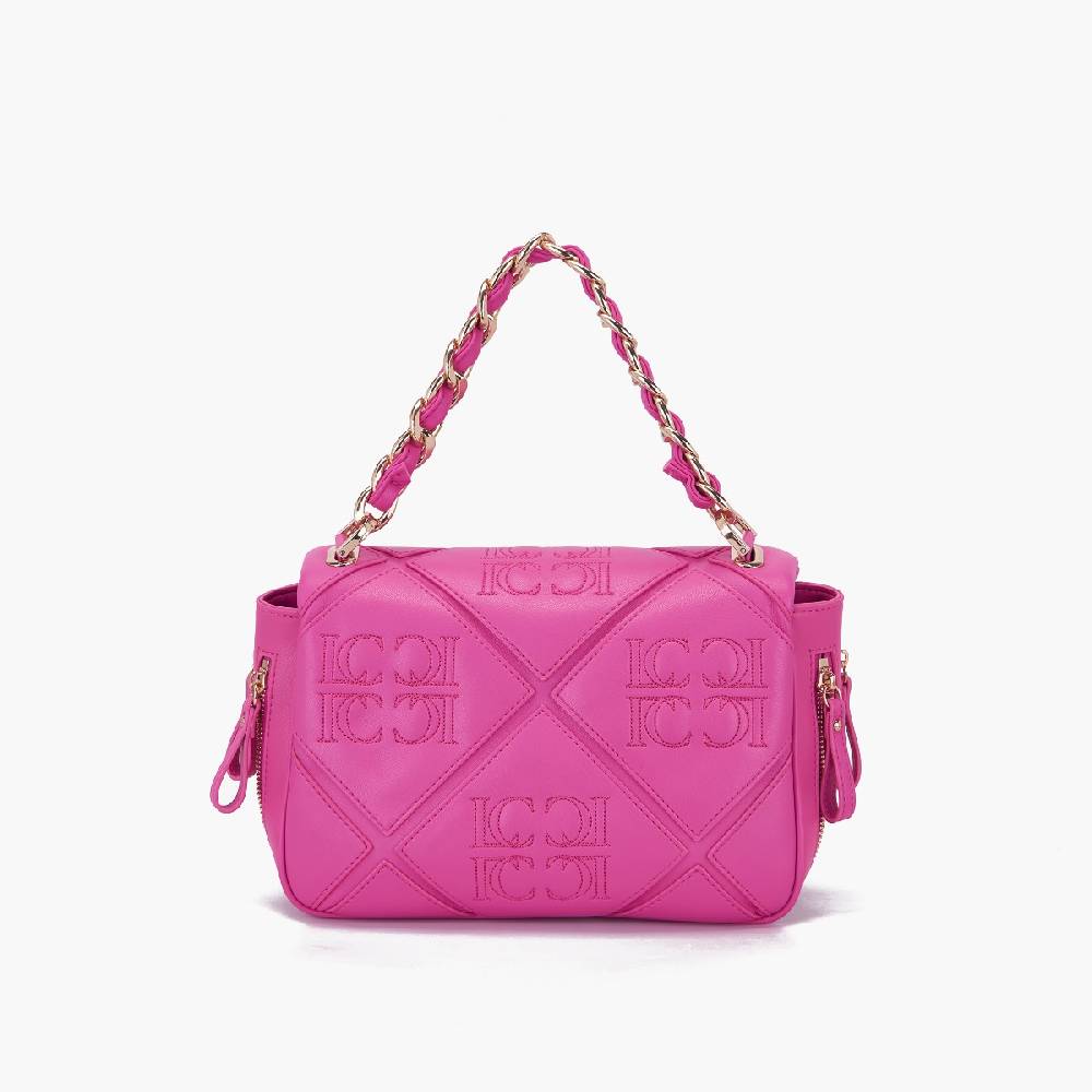 La Carrie BORSA A SPALLA PICHT FUXIA In Linea