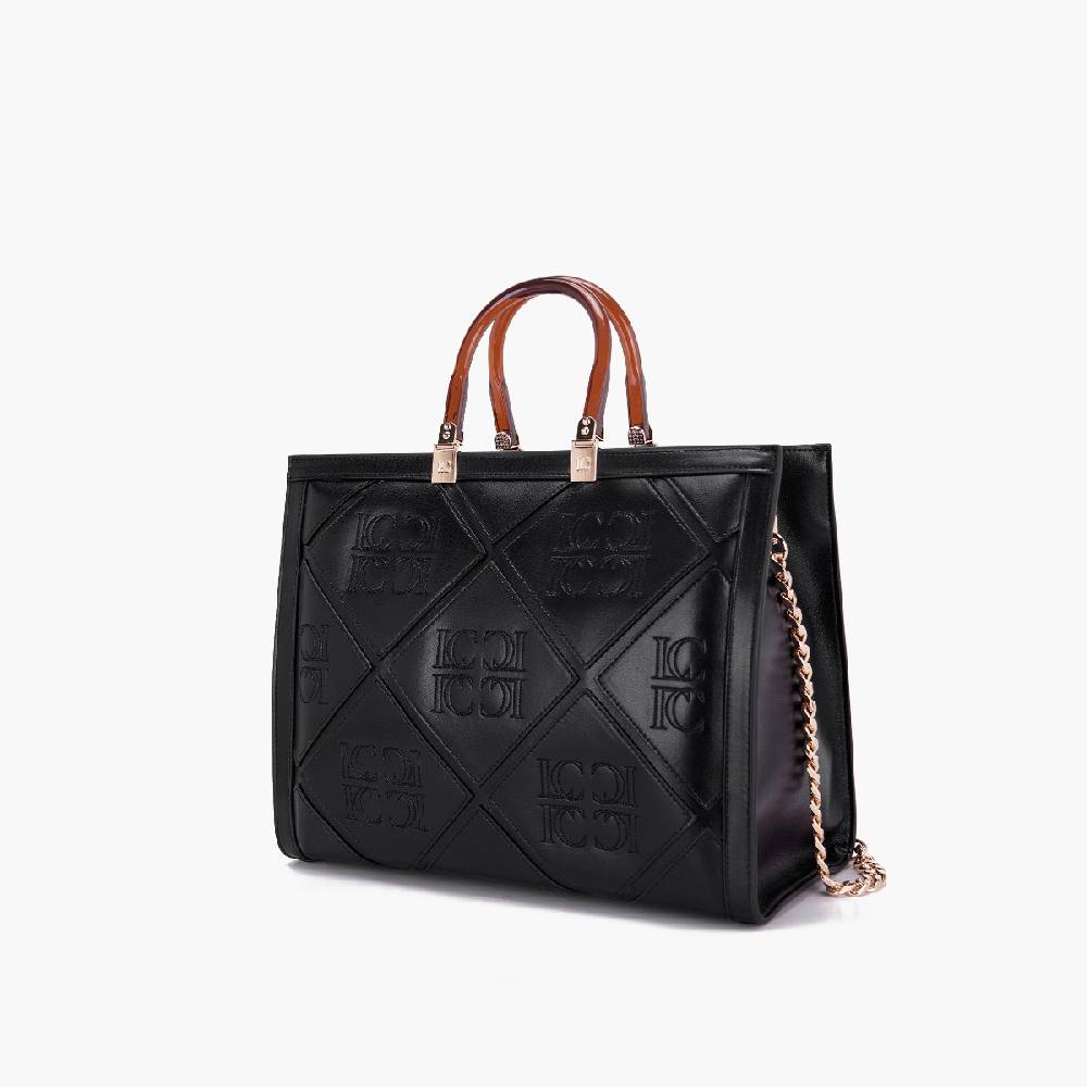 La Carrie BORSA SHOPPING PICHT NERA Vendita