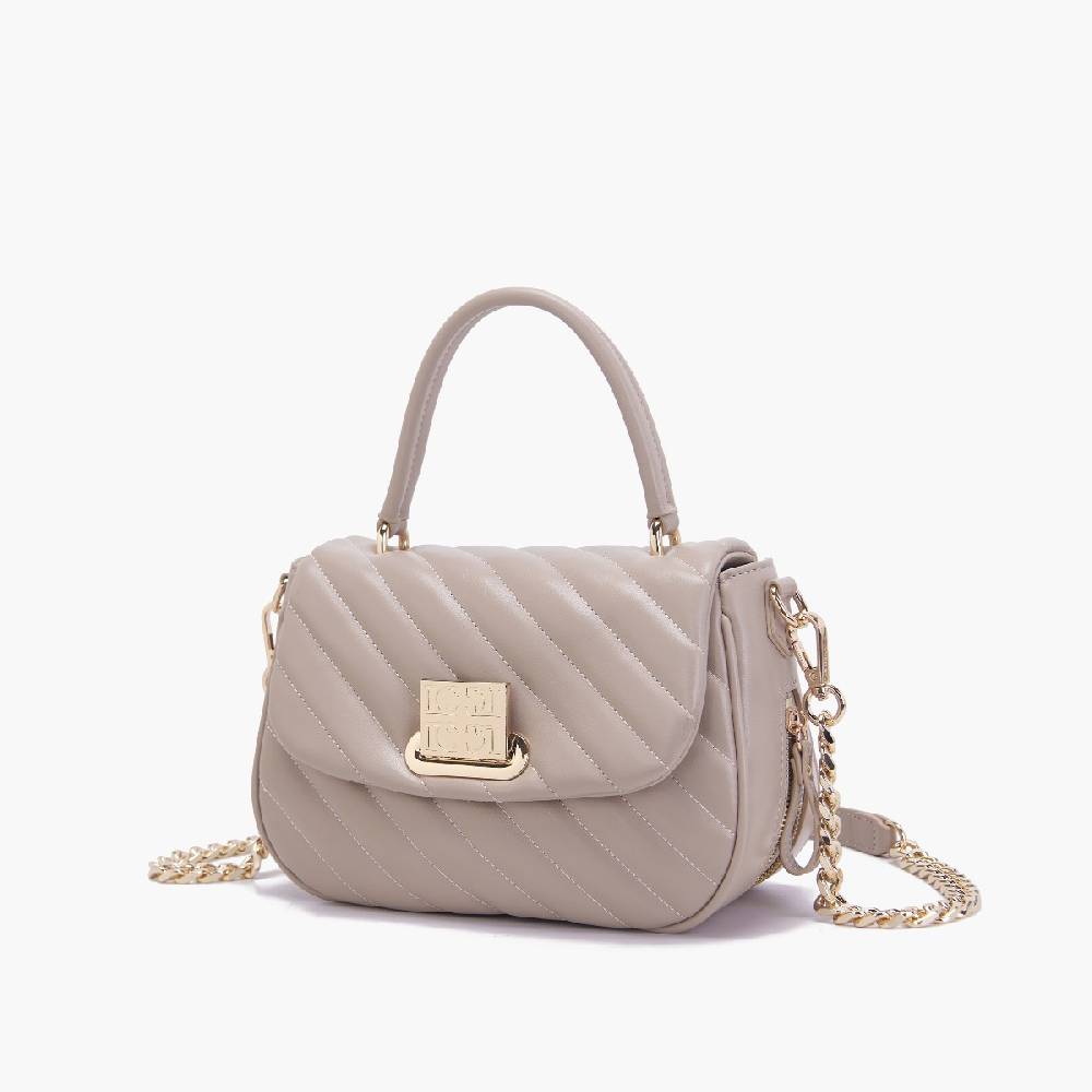 La Carrie BORSA A MANO TOUCHY TAUPE Spedizione Gratuita