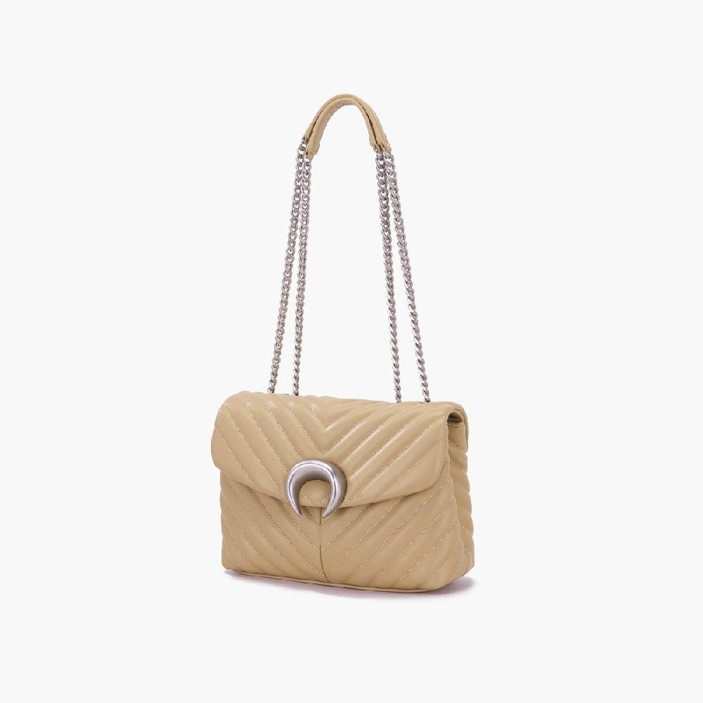 La Carrie BORSA A SPALLA MOONLIGHT TAUPE Qualità
