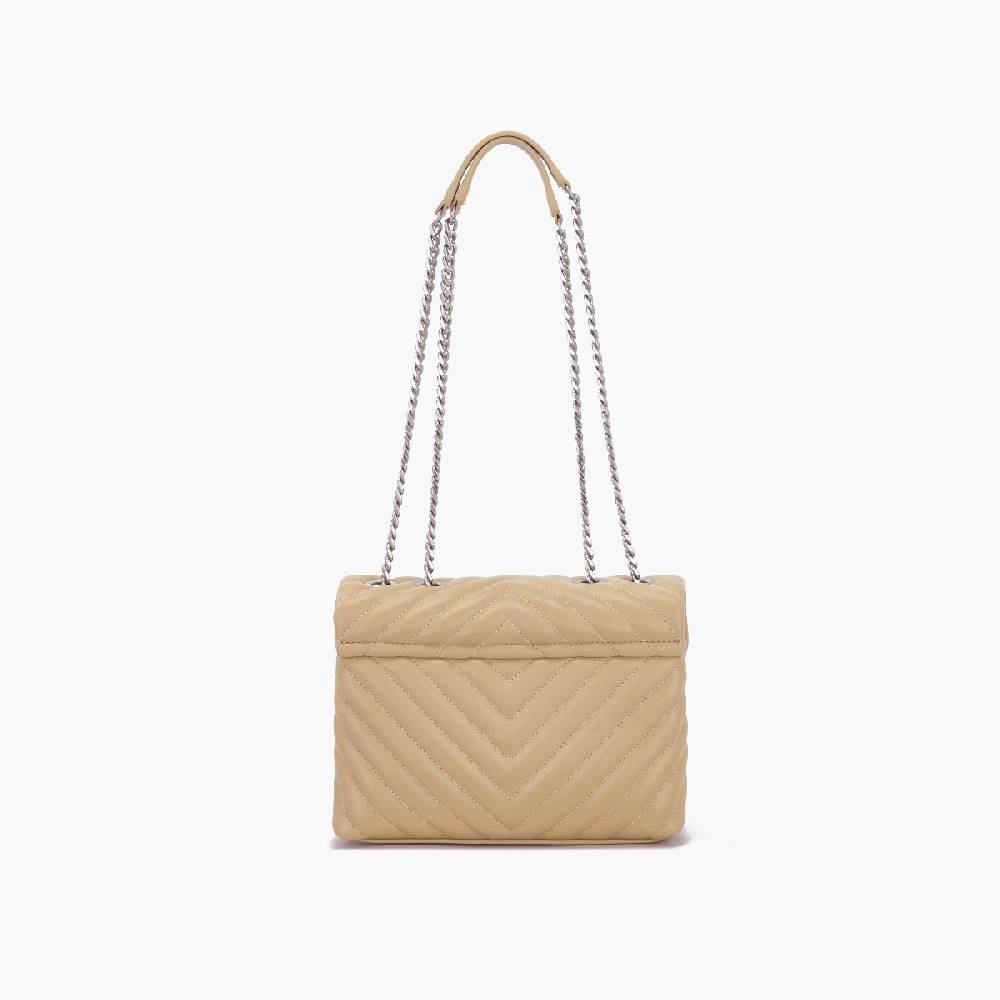 La Carrie BORSA A SPALLA MOONLIGHT TAUPE Qualità
