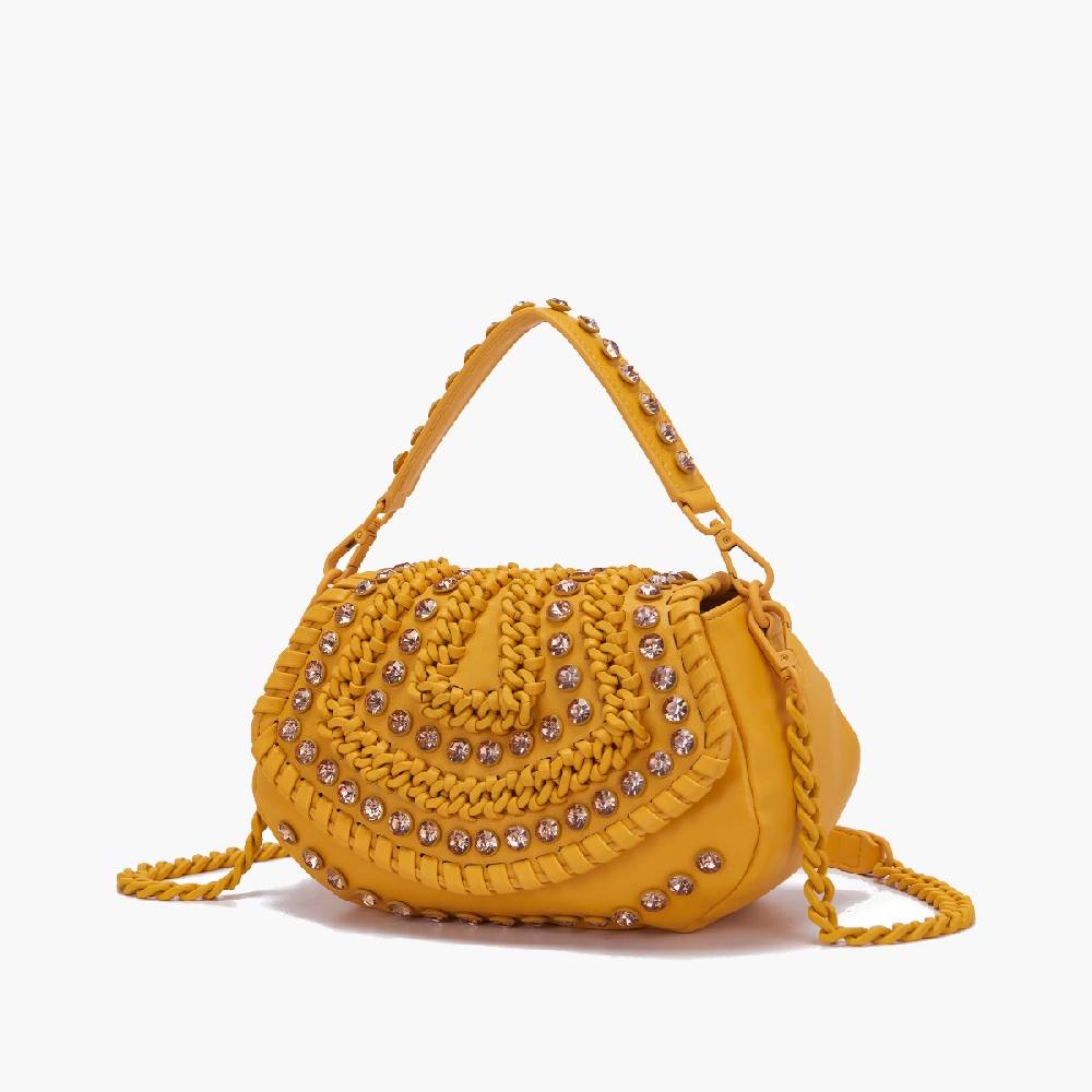 La Carrie BORSA A MANO ANDROMEDA YELLOW Spedizione Gratuita