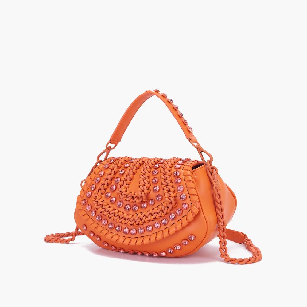 La Carrie BORSA A MANO ANDROMEDA ORANGE Pezzi Unici