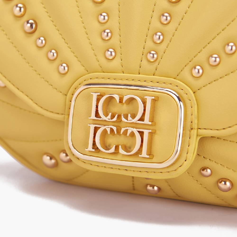 La Carrie BORSA A MANO OYSTER YELLOW Acquista Ora