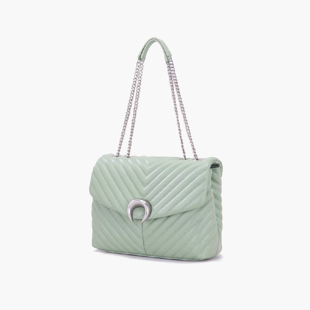 La Carrie BORSA A SPALLA MOONLIGHT SAGE Fino Al -60%