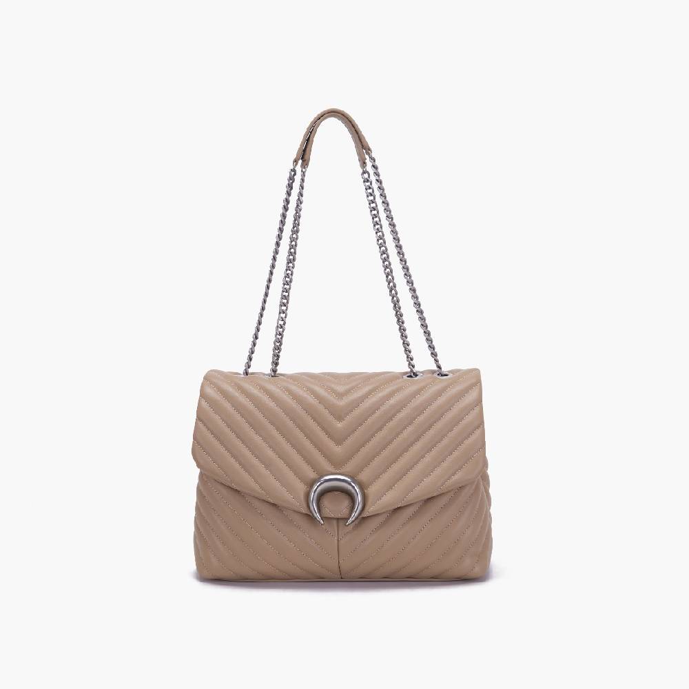 La Carrie BORSA A SPALLA MOONLIGHT TAUPE Shopping Online