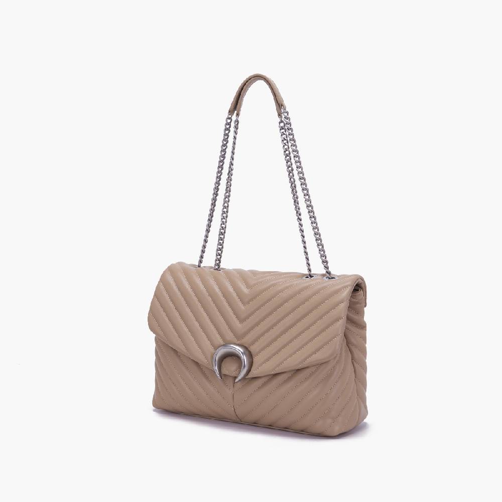 La Carrie BORSA A SPALLA MOONLIGHT TAUPE Shopping Online