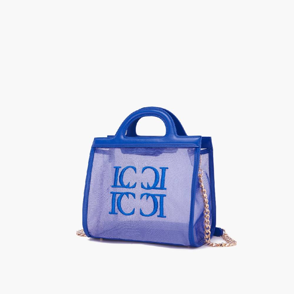 La Carrie BORSA SHOPPING SQUARE NAVY Online