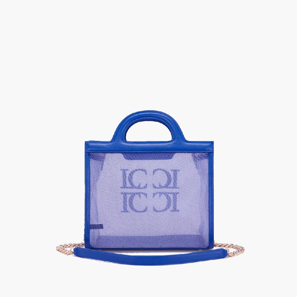 La Carrie BORSA SHOPPING SQUARE NAVY Online
