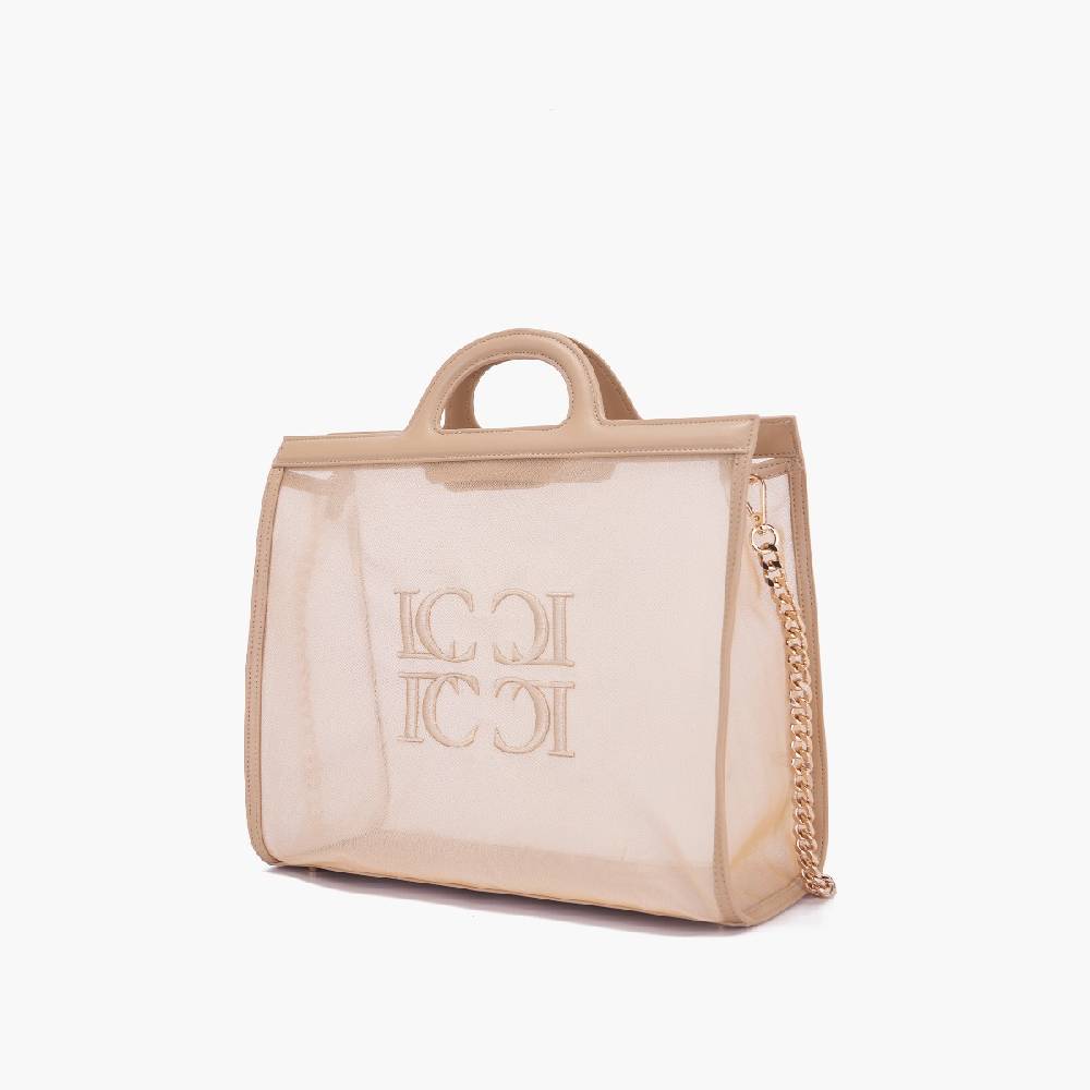 La Carrie BORSA SHOPPING MALIBU BEIGE Outlet
