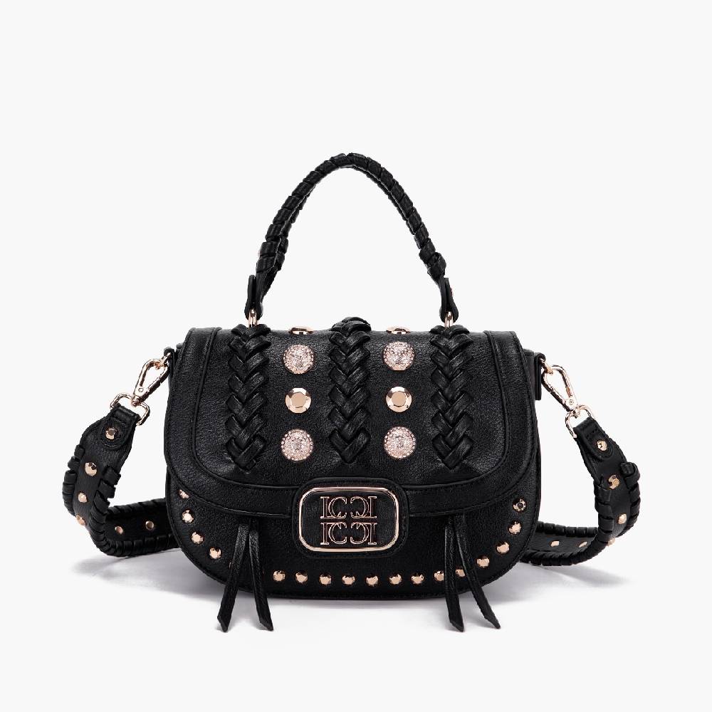 La Carrie BORSA A MANO LUMINESCENCE NERA Saldi