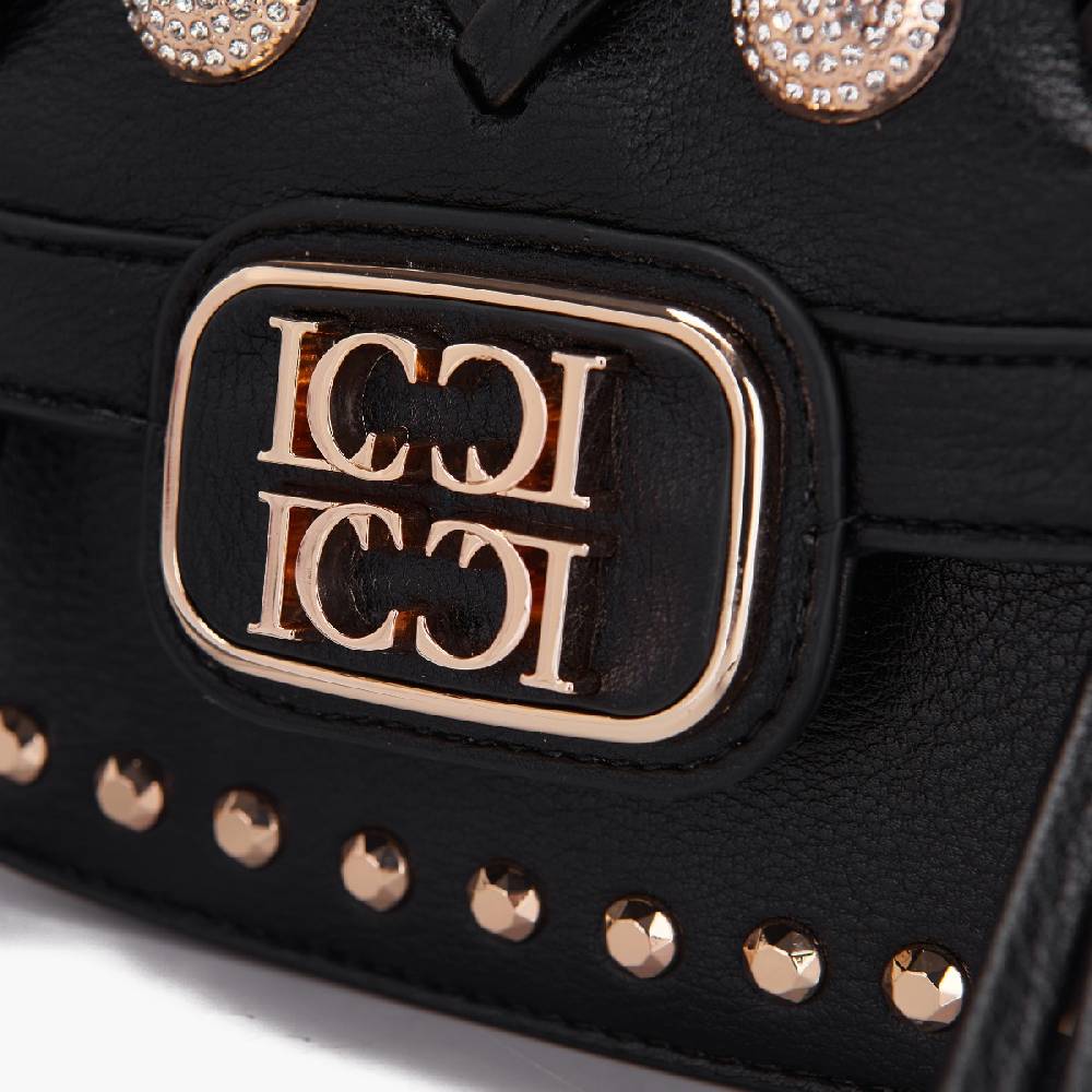 La Carrie BORSA A MANO LUMINESCENCE NERA Saldi