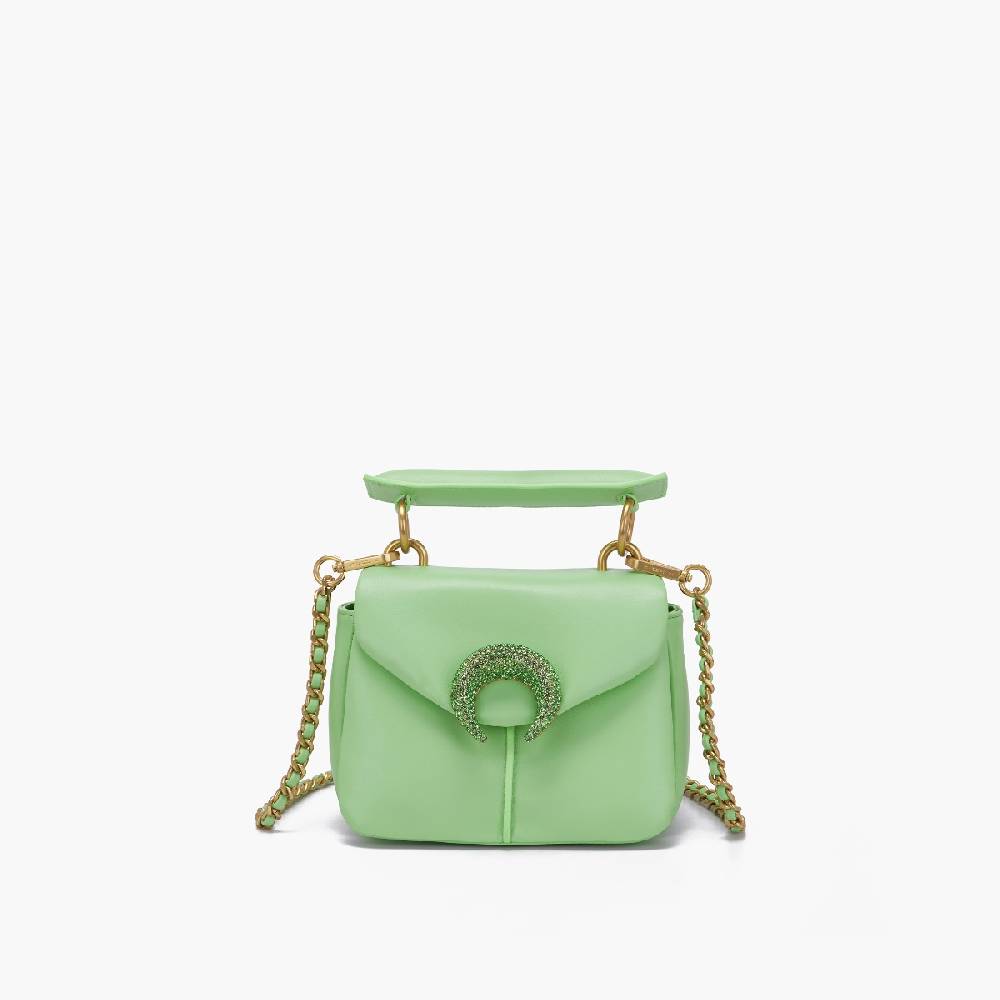 La Carrie BORSA A SPALLA MOONLIGHT LIME Vendita Calda