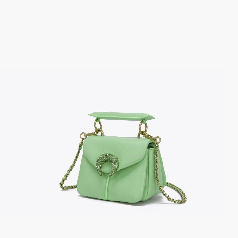 La Carrie BORSA A SPALLA MOONLIGHT LIME Vendita Calda