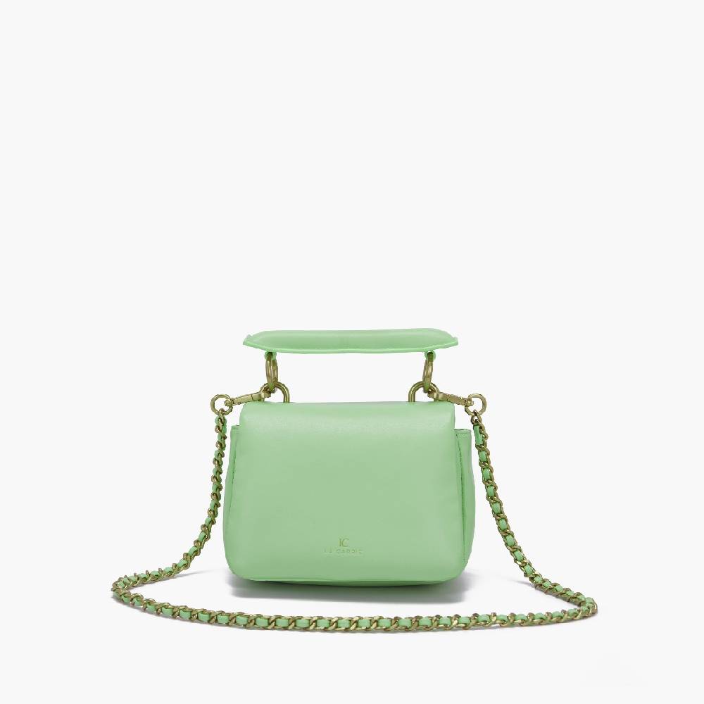 La Carrie BORSA A SPALLA MOONLIGHT LIME Vendita Calda
