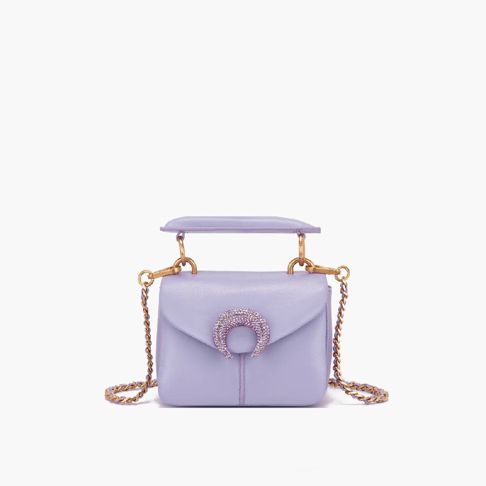 La Carrie BORSA A SPALLA MOONLIGHT LILLA