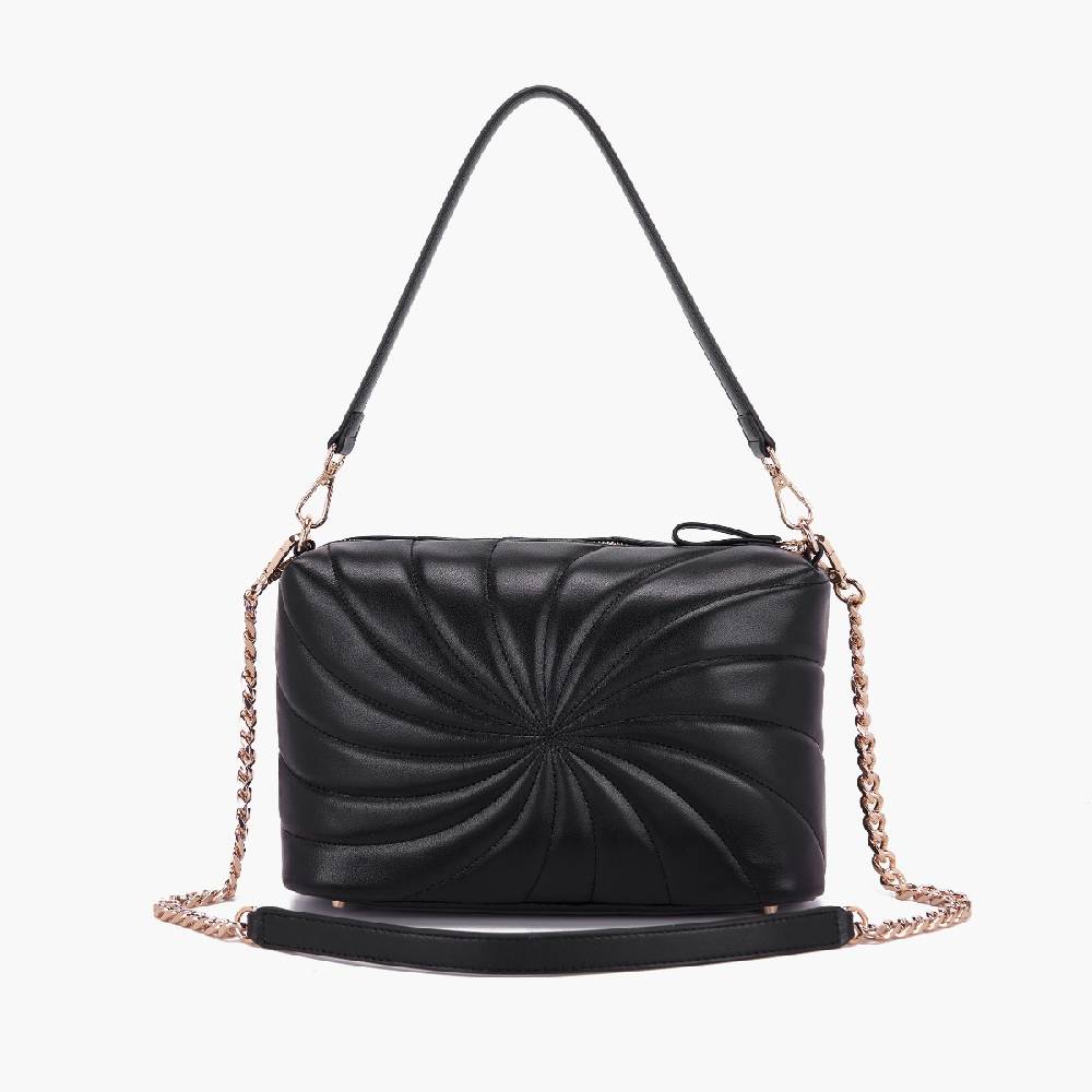La Carrie BORSA A SPALLA OYSTER NERA Vendite Flash