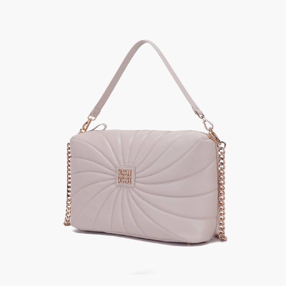 La Carrie BORSA A SPALLA OYSTER TAUPE Negozio