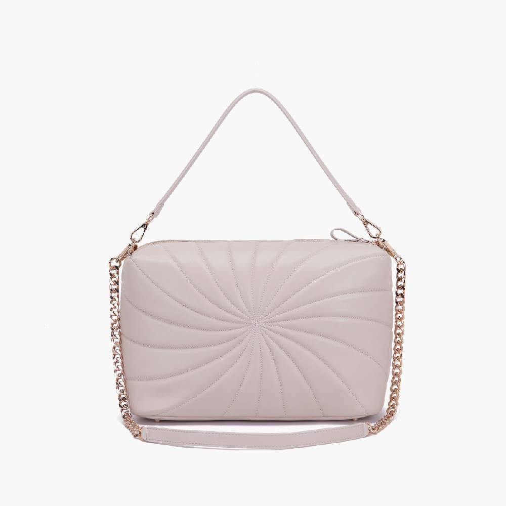 La Carrie BORSA A SPALLA OYSTER TAUPE Negozio