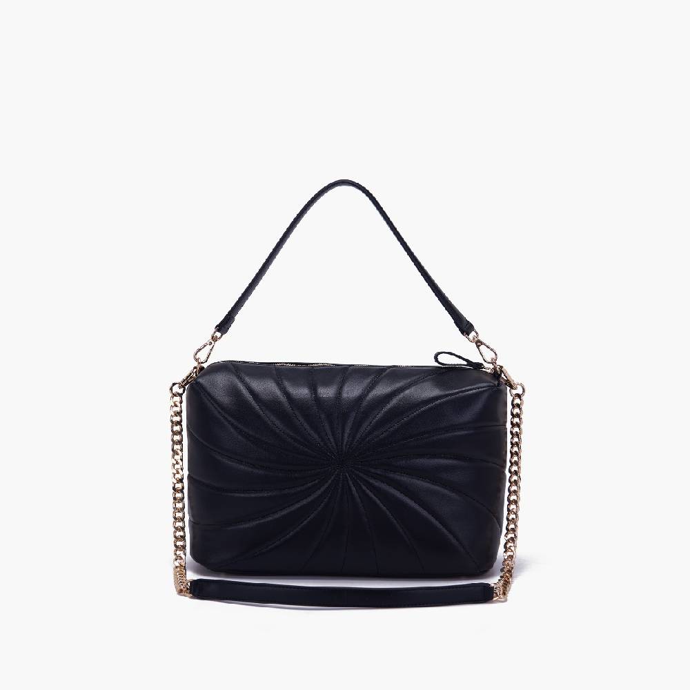 La Carrie BORSA A SPALLA OYSTER NERA Nuova