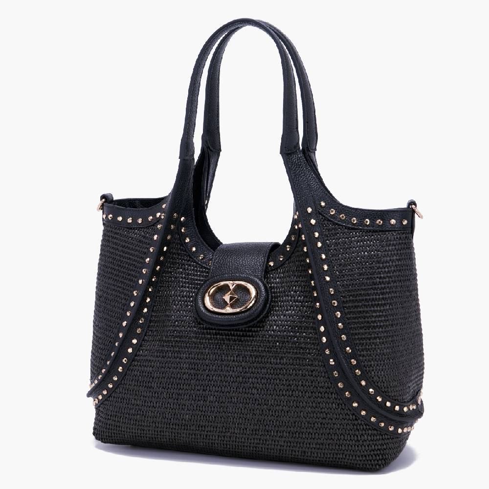 La Carrie BORSA SHOPPING ROMANTIC BLACK Fino Al -60%