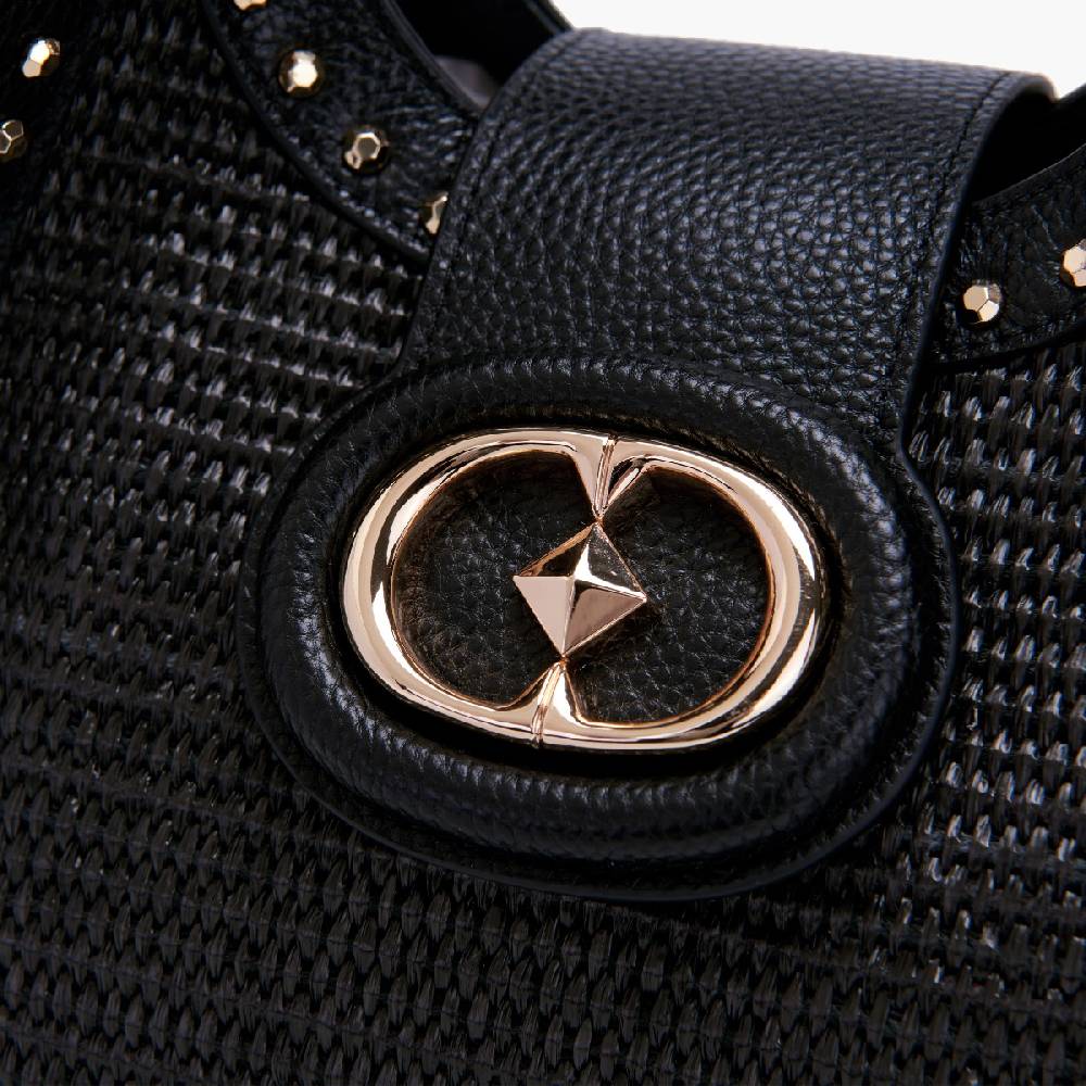 La Carrie BORSA SHOPPING ROMANTIC BLACK Fino Al -60%