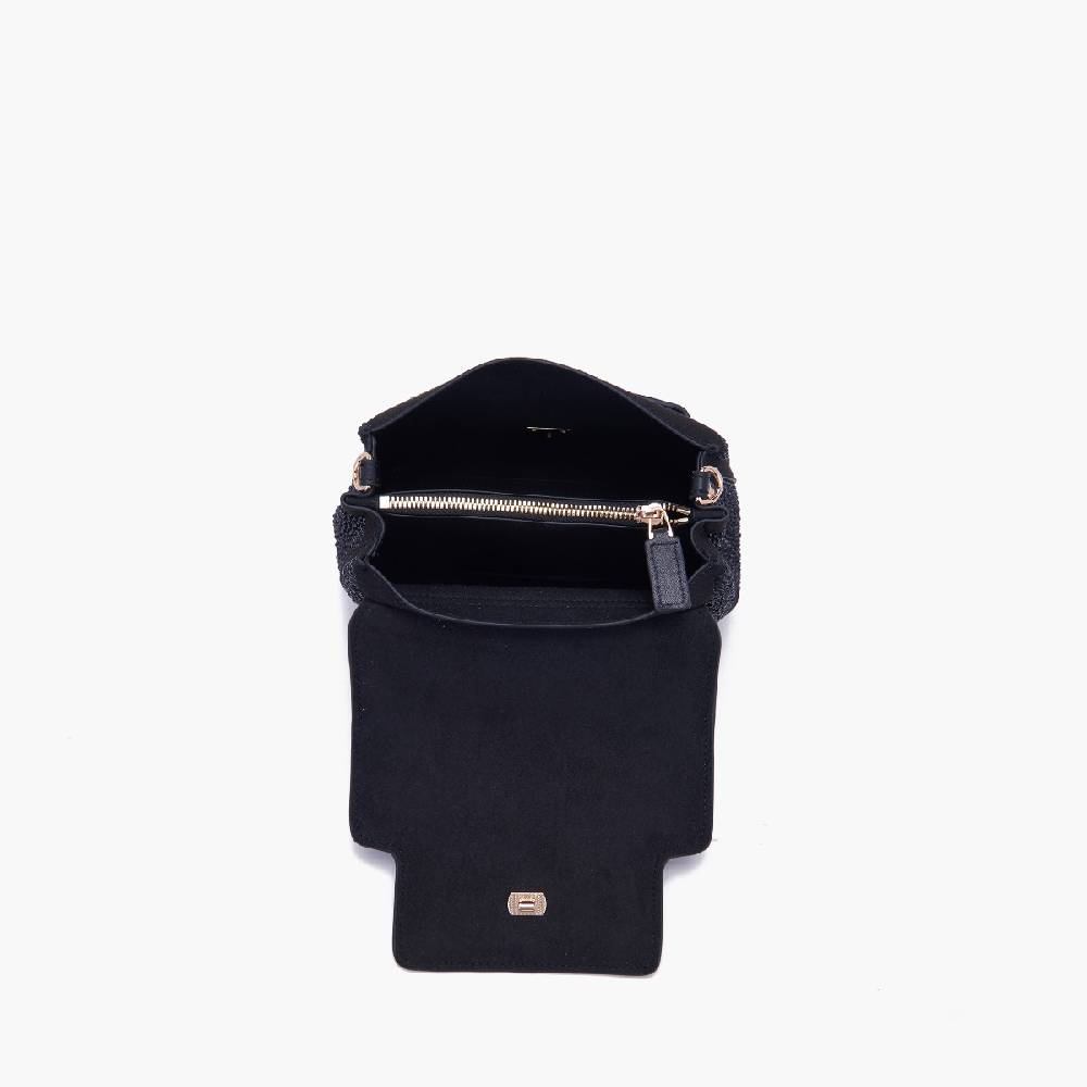 La Carrie BORSA A MANO LOGO NERA Shopping Online