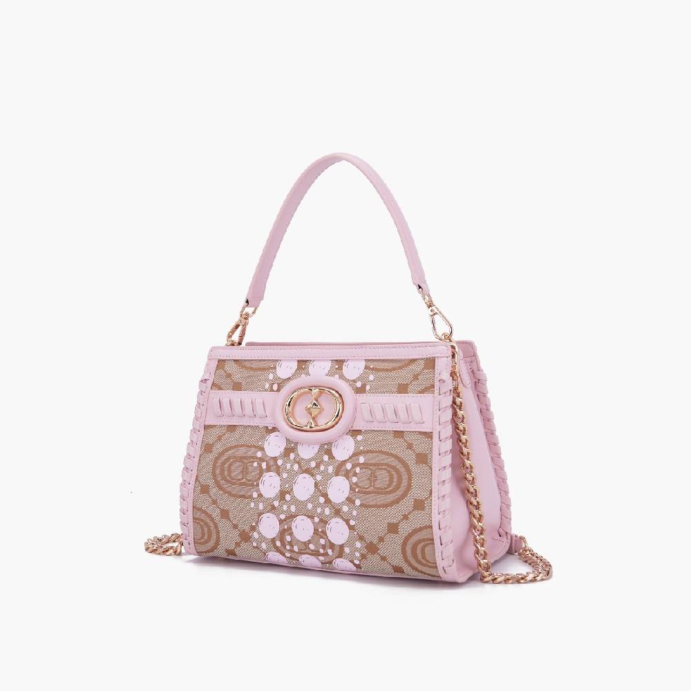 La Carrie BORSA SHOPPING MONOGRAM ROSA Convenienza