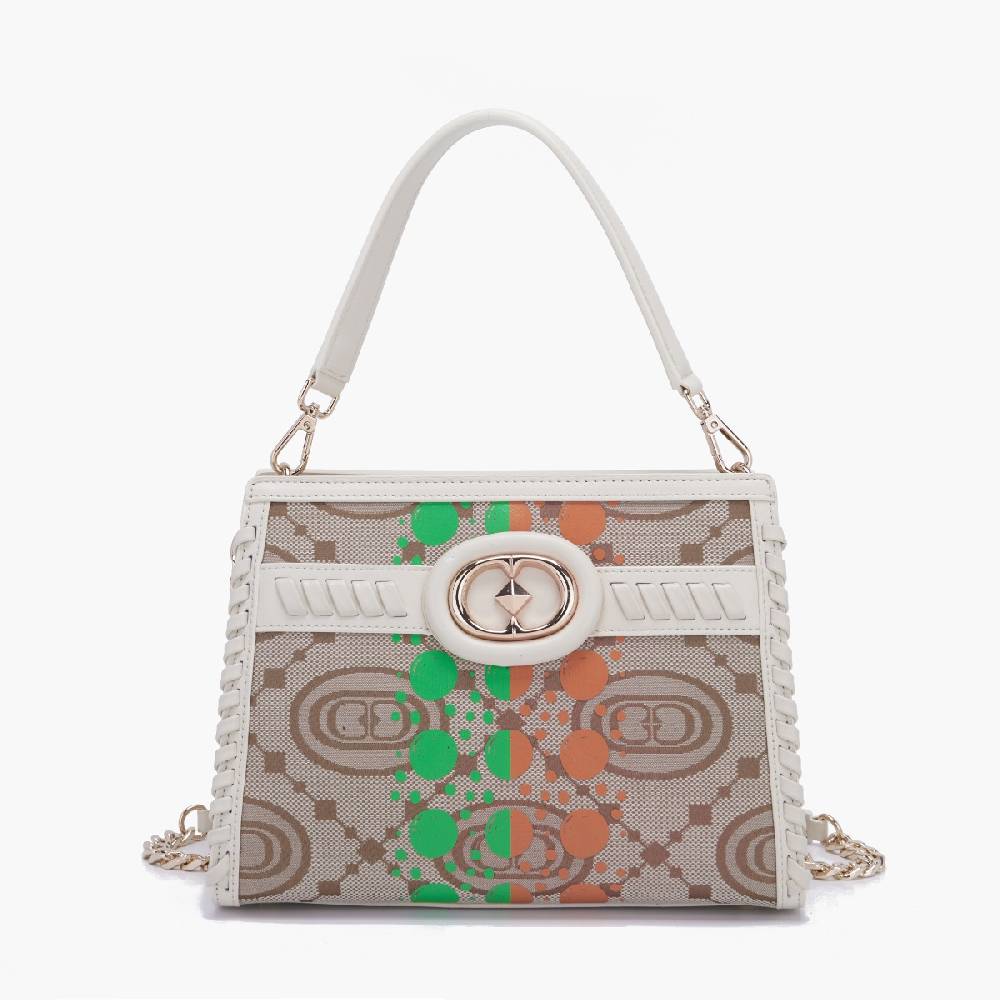 La Carrie BORSA SHOPPING MONOGRAM IVORY Novità