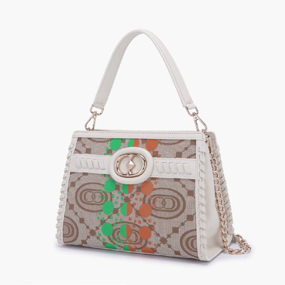 La Carrie BORSA SHOPPING MONOGRAM IVORY Novità