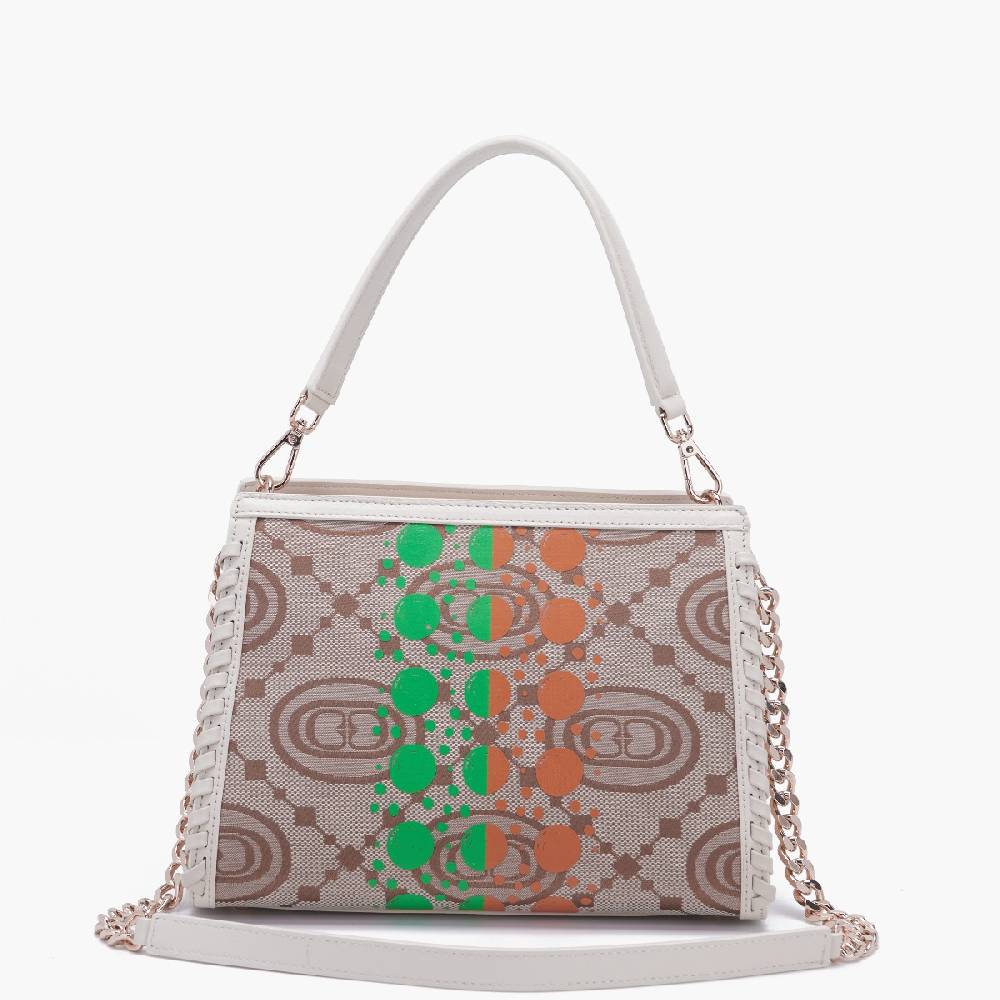 La Carrie BORSA SHOPPING MONOGRAM IVORY Novità