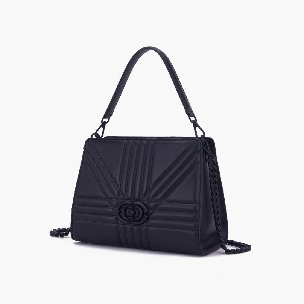 La Carrie BORSA SHOPPING GRATE NERA Presa